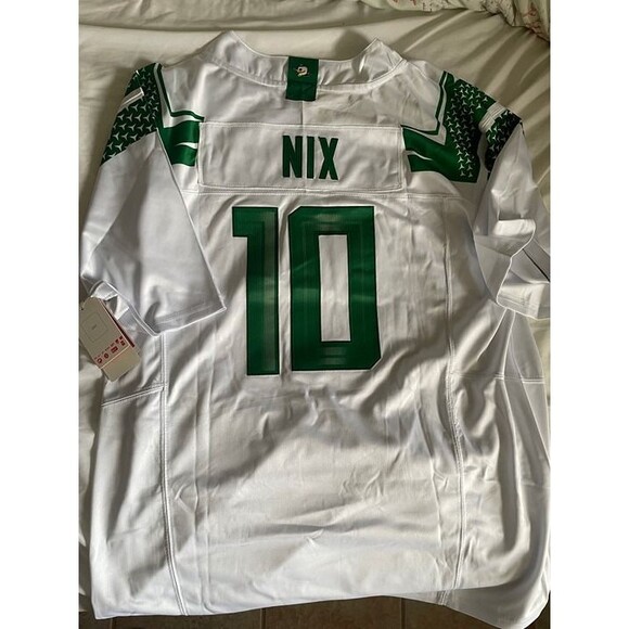 NEW Nike Dri Fit Bo Nix Oregon Ducks Jersey Denver Broncos Mens Large
